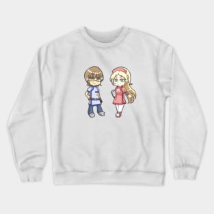 Chibi Derek + Angie Crewneck Sweatshirt